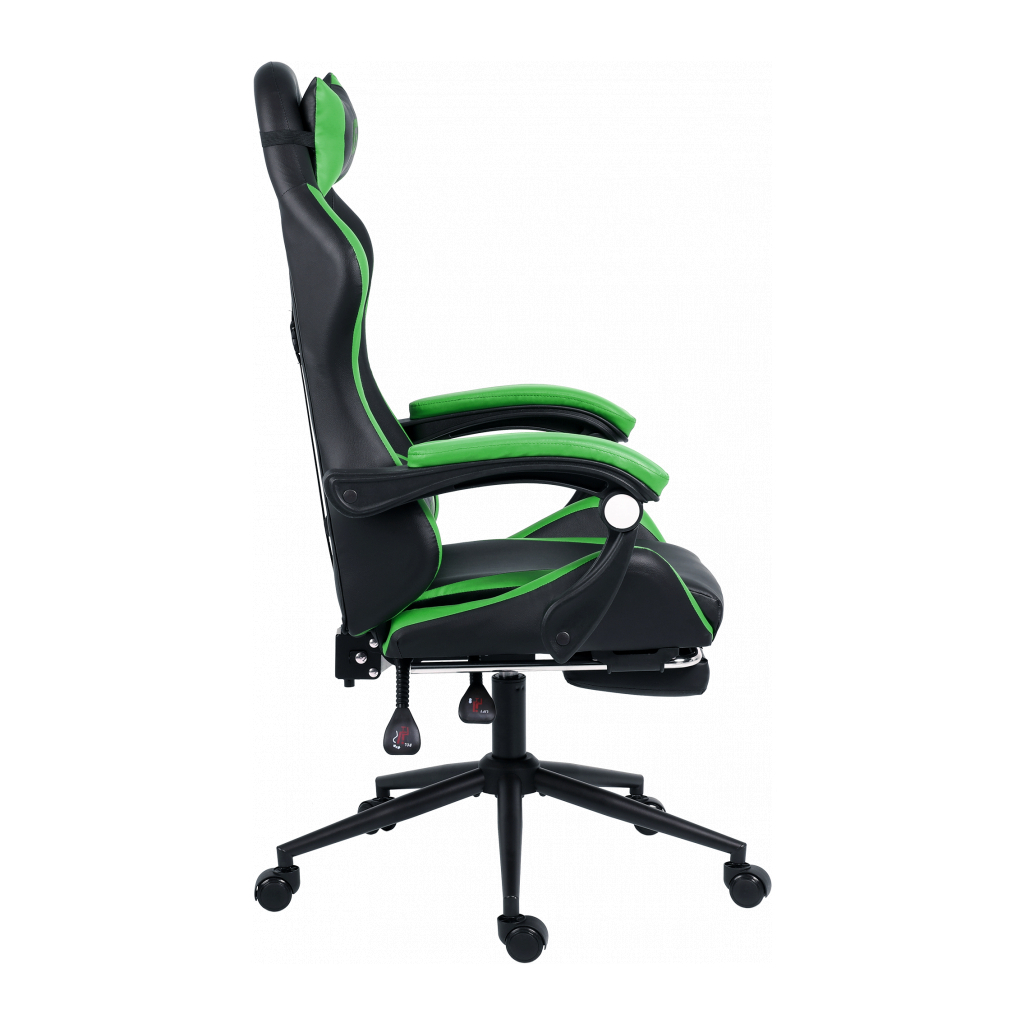 Крісло ігрове GT Racer X-2323 Black/Green - зображення 3