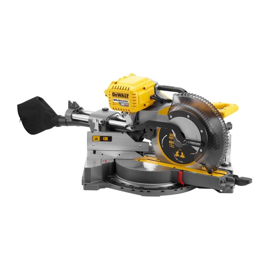 Торцювальна пила DeWALT 54В XR FLEXVOLT Li-Ion, диск 305х30 мм, XPS, 25.5 кг, 2x6Ah, БЖ (DHS780T2A) - изображение 6