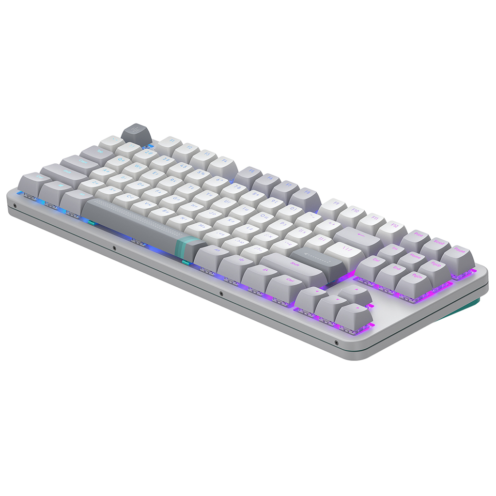 Клавіатура Dark Project ALU87 Daylight ABS RGB Mech G3MS Zircon White/Grey (DPKB_DAYLIGHT_87_ANSI_UA) - зображення 5