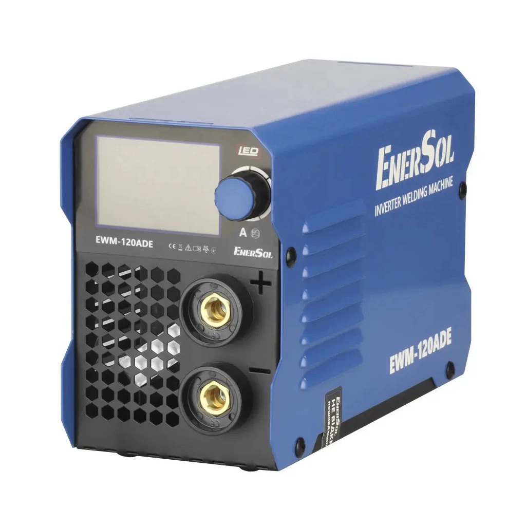 Зварювальний апарат Enersol інверторний, 20-120 A, 5.1 кВт, 2.9 кг (EWM-120ADE) - изображение 6