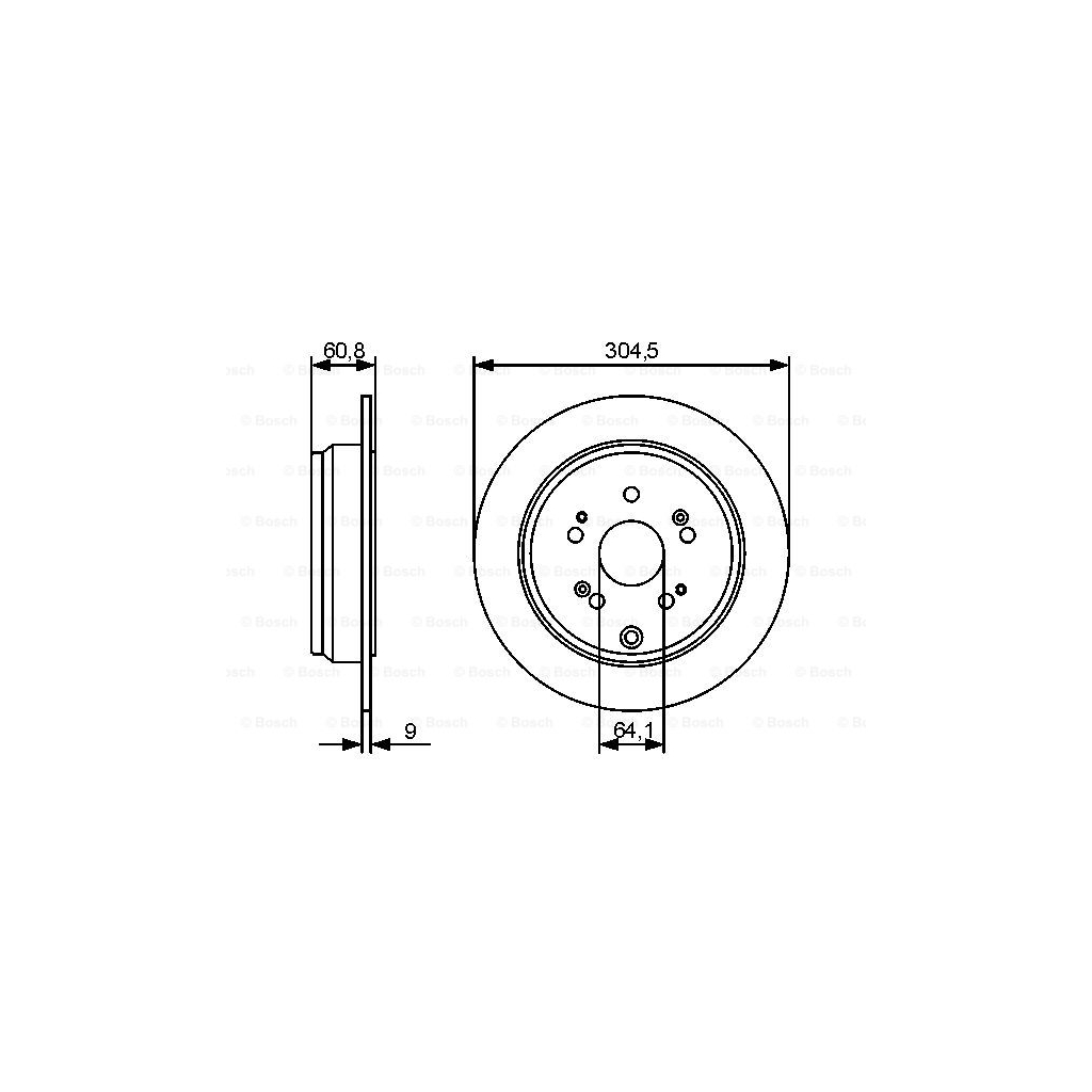 Гальмівний диск Bosch 0 986 479 449 - зображення 5