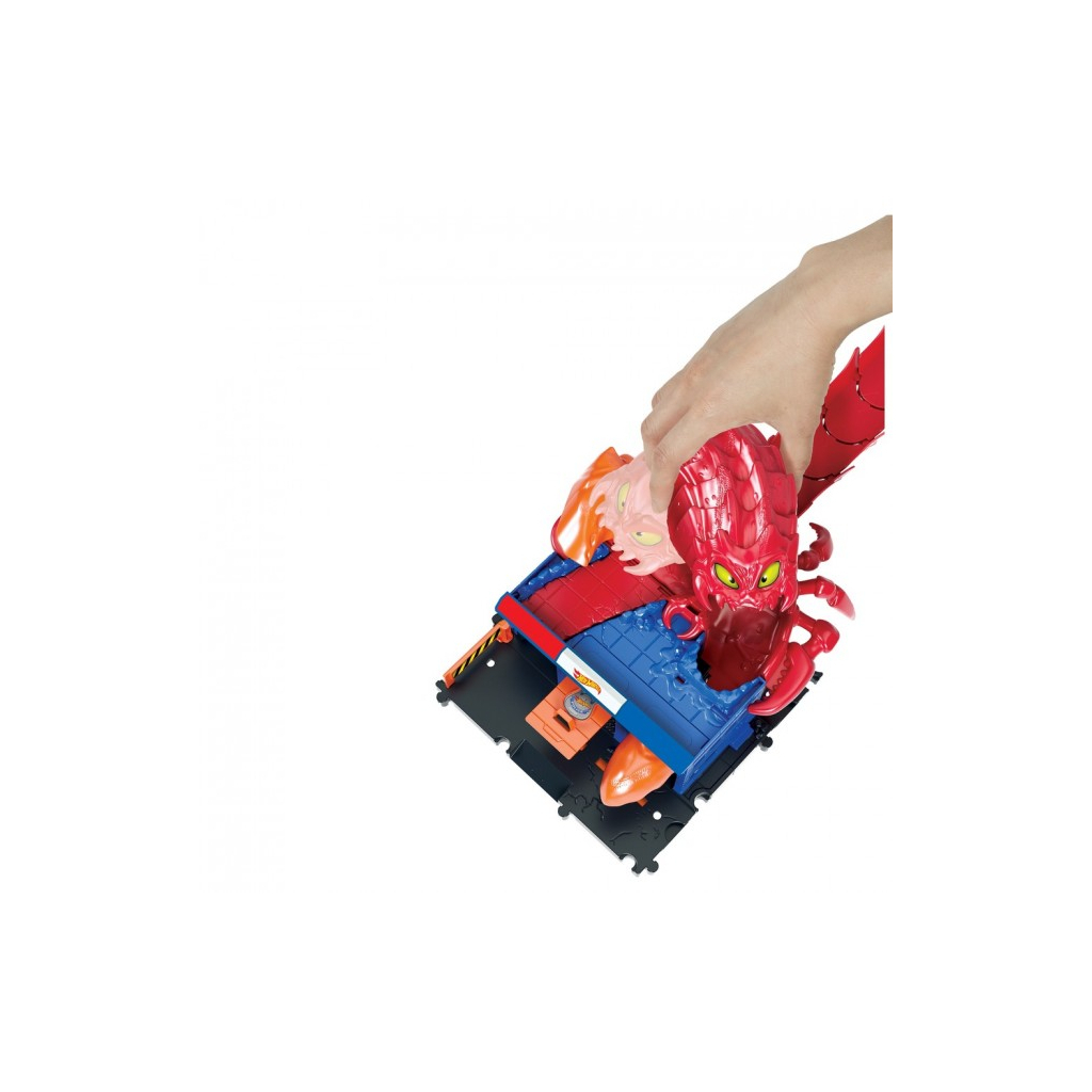 Автотрек Hot Wheels Поліцейський порятунок від скорпіона серії "Небезпечні створіння" (HDR32) - зображення 4