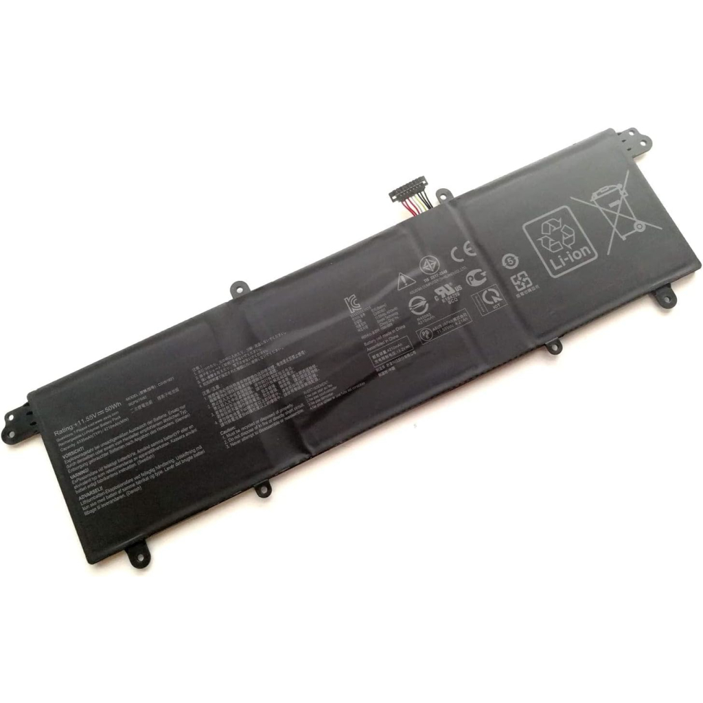 Акумулятор до ноутбука ASUS ZenBook UX392 C31N1821, 4335mAh (50Wh), 3cell, 11.55V, Li-Pol (A47926) - зображення 1