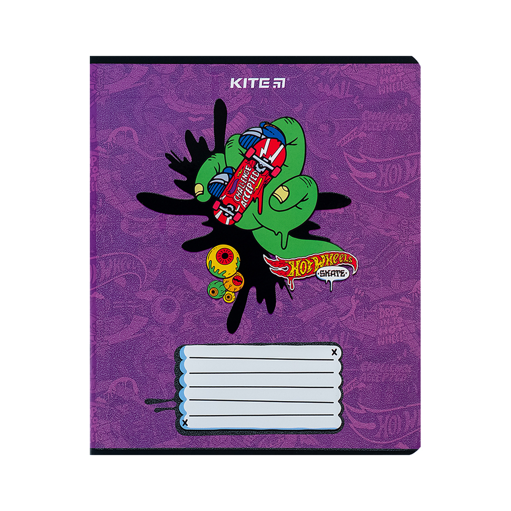Зошит Kite Hot Wheels 18 аркушів, клітинка (HW24-236) - зображення 6