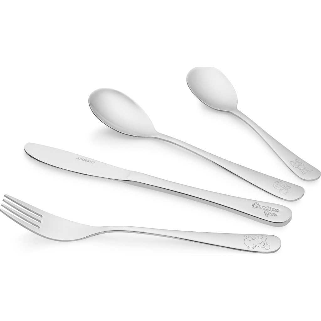 Набір столових приборів Ardesto Animals 4 предмета (AR0704AS) - изображение 1