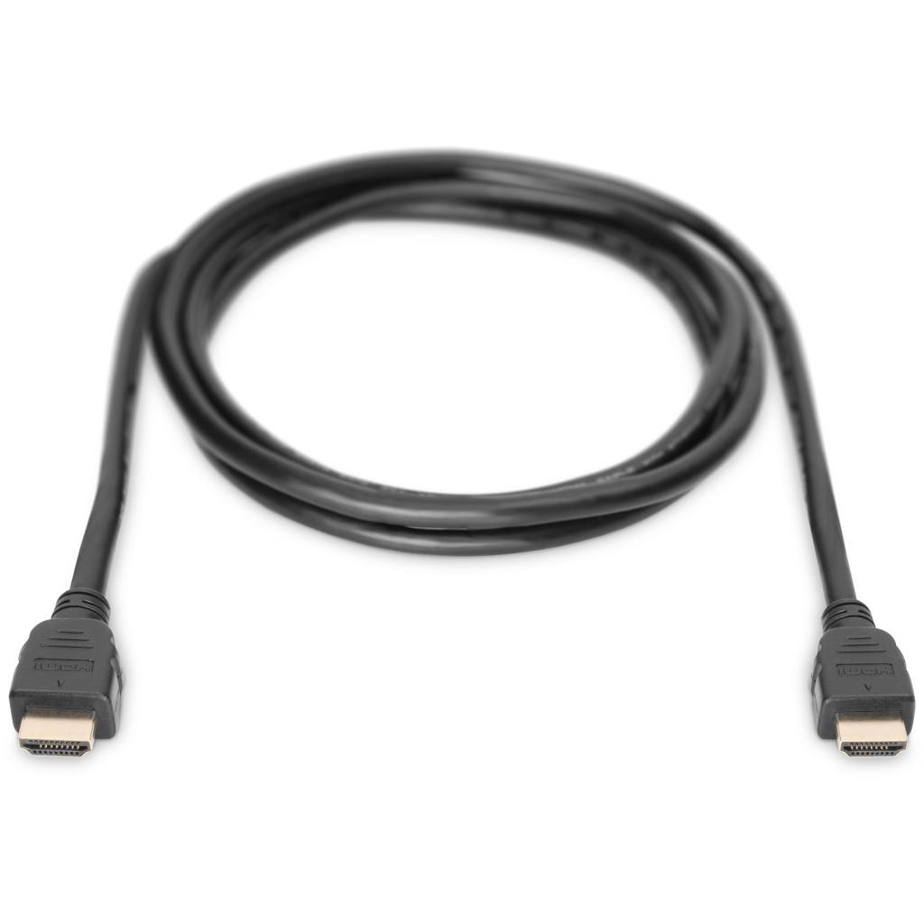 Кабель мультимедійний HDMI to HDMI 2.0m Digitus (AK-330124-020-S) - зображення 1