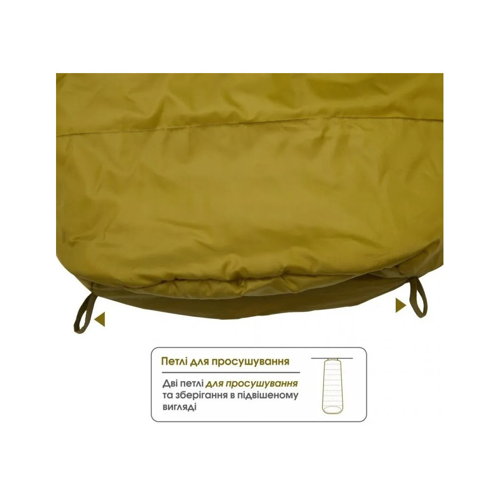 Спальний мішок Mousson PLATO L Olive (9043) - зображення 8