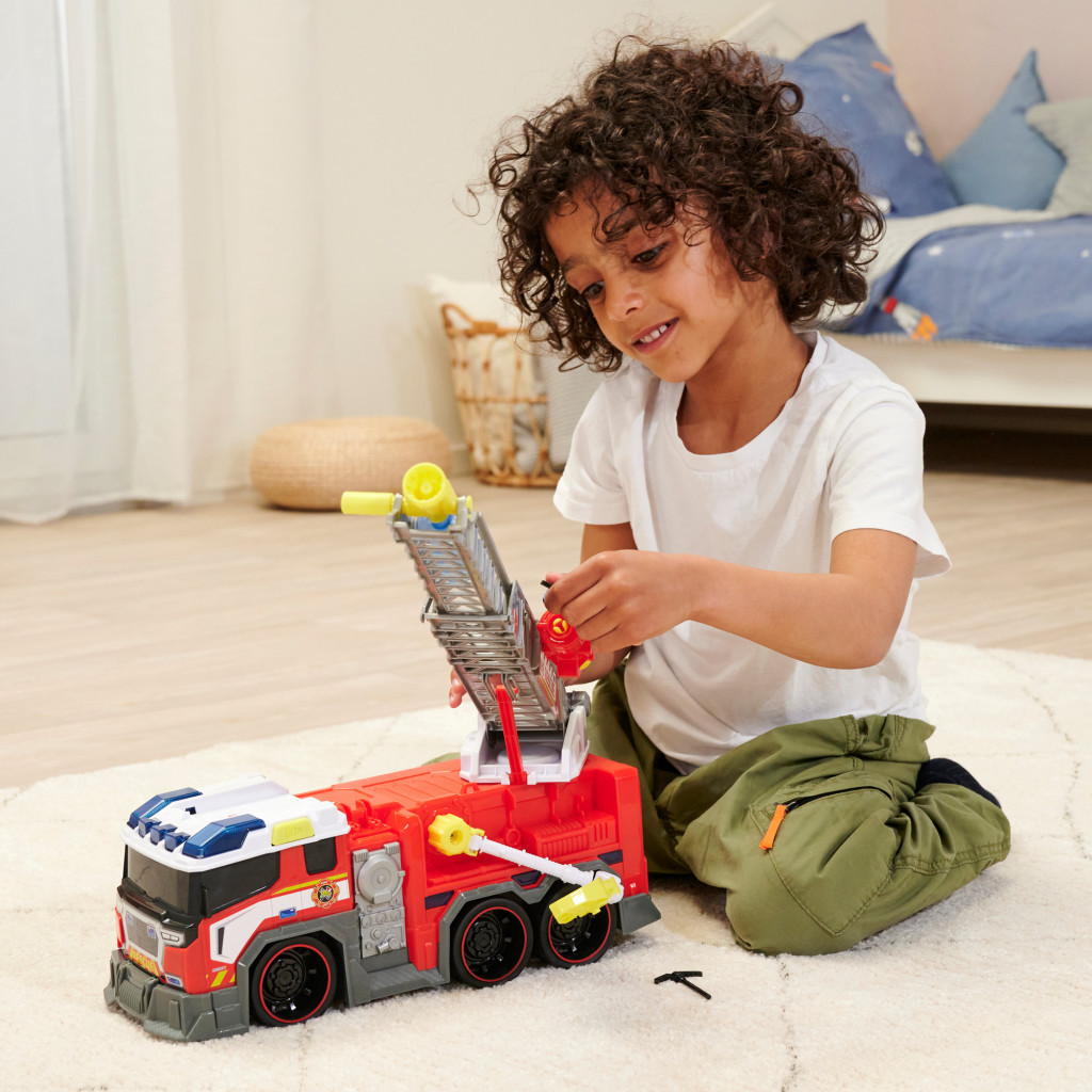 Спецтехніка Dickie Toys Пожежна машина Борець з вогнем зі звуком та світловими ефектами 46 см (3307000) - изображение 10