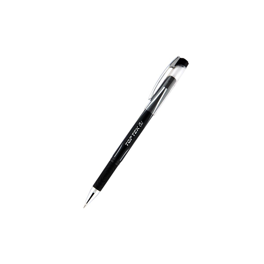 Ручка гелева Unimax Top Tek Gel, чорна (UX-133-01) - зображення 1