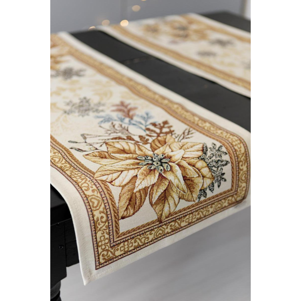 Доріжка на стіл Прованс гобеленова Золоте свято 35х100 см (036309) - зображення 6