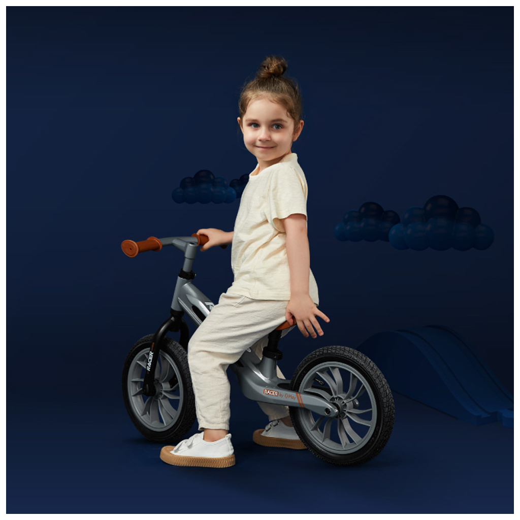 Біговел QPlay Racer з надувними колесами Black Brown (B-300BlackBrown) - зображення 2