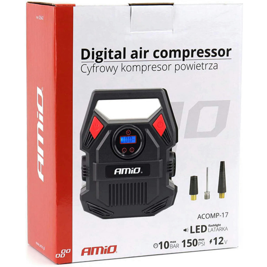 Автомобільний компресор AMiO 12V ACOMP-17 (02642) - изображение 6