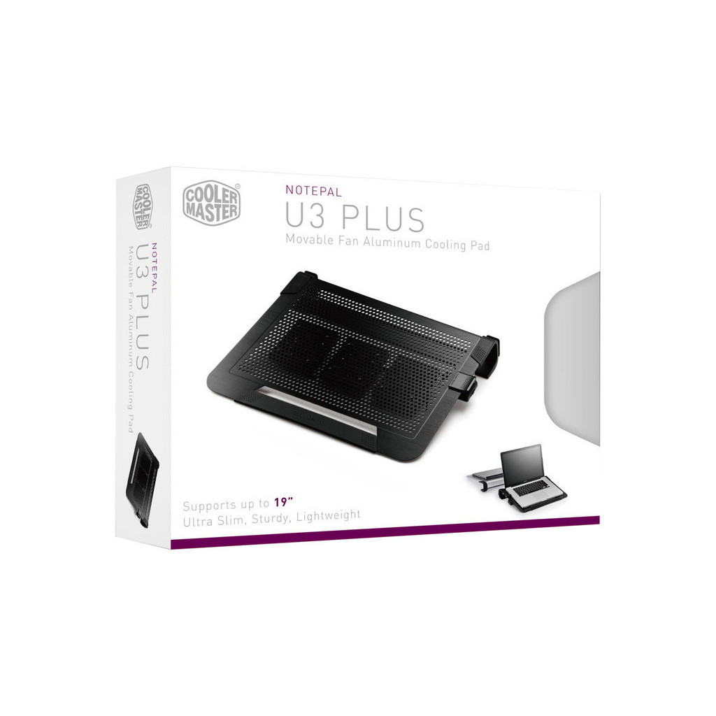 Підставка до ноутбука CoolerMaster NotePal U3 Plus (R9-NBC-U3PK-GP) - зображення 11