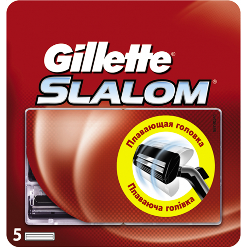 Змінні касети Gillette Slalom 5 шт (3014260286545) - зображення 1