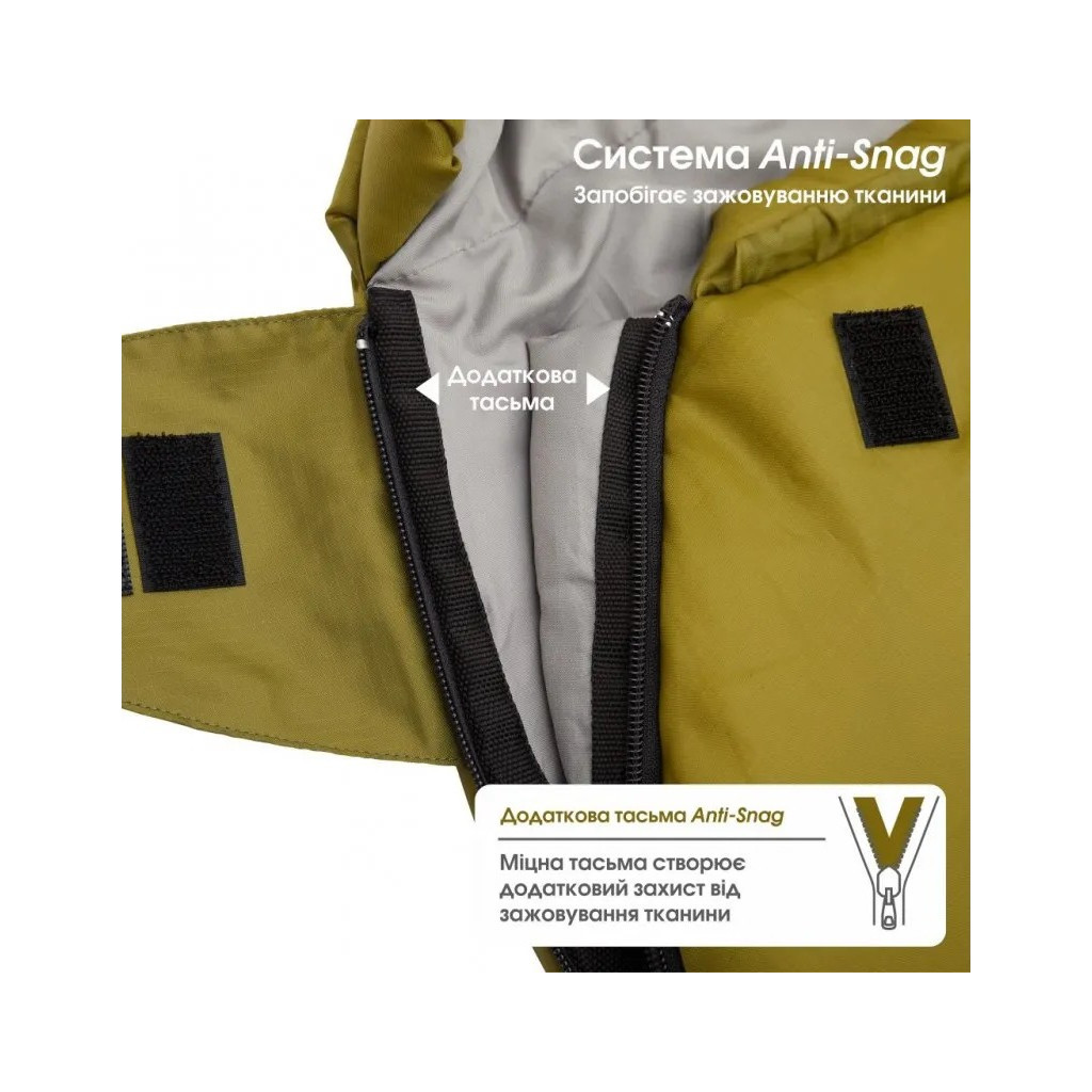 Спальний мішок Mousson PLATO L Olive (9043) - зображення 4