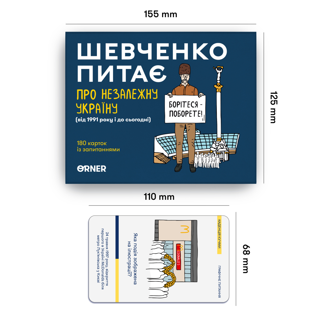 Календар Orner Шевченко питає. Гра про Незалежну Україну (укр.) (2112) - изображение 9