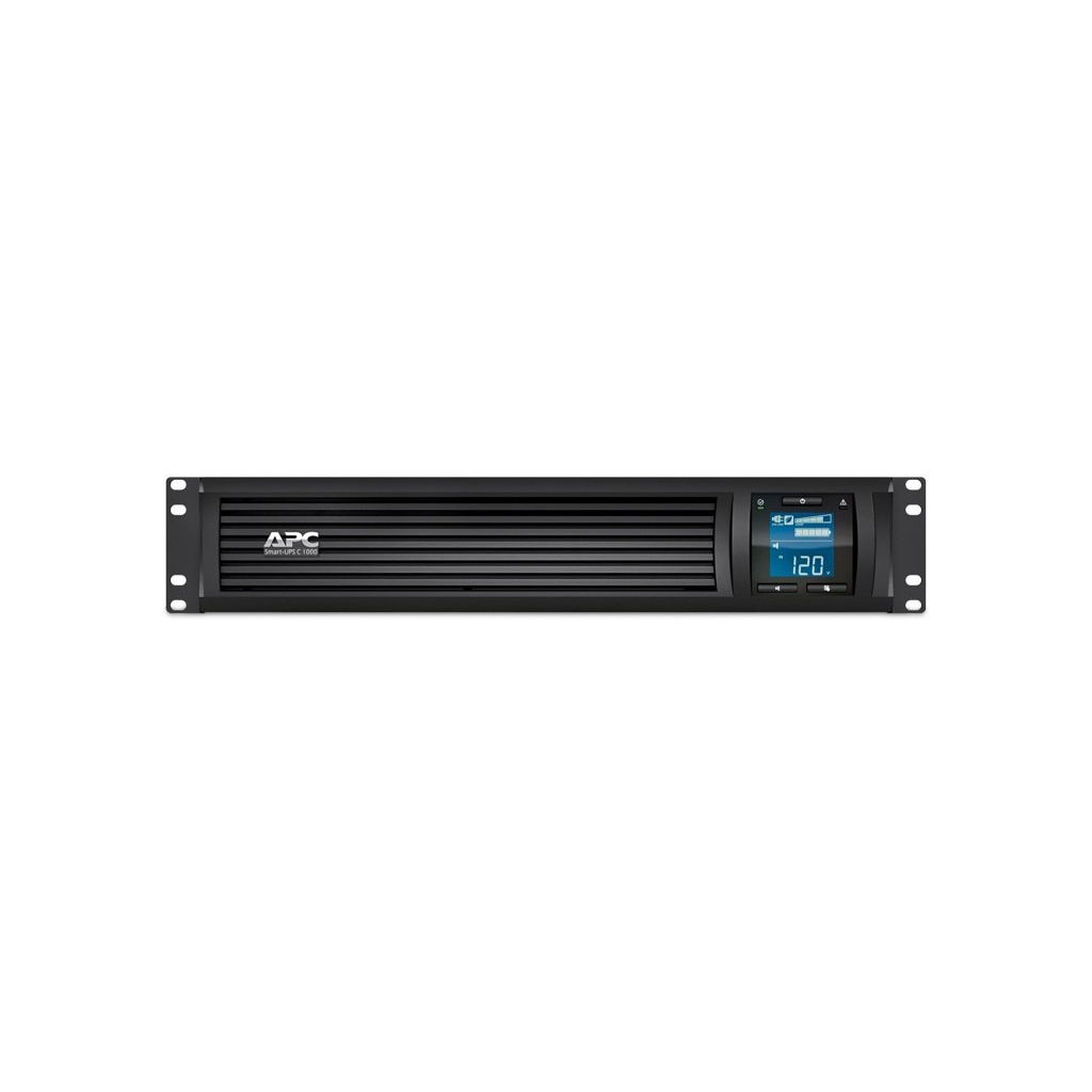 Пристрій безперебійного живлення APC Smart-UPS C 1000VA LCD RM 2U with SmartConnect (SMC1000I-2UC) - зображення 2