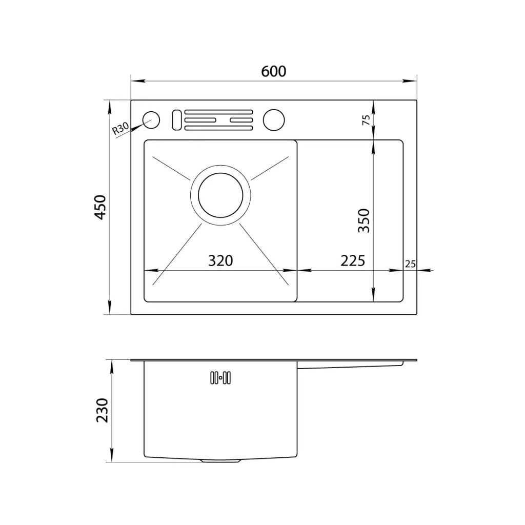 Мийка кухонна Nett NB-6045 - зображення 5