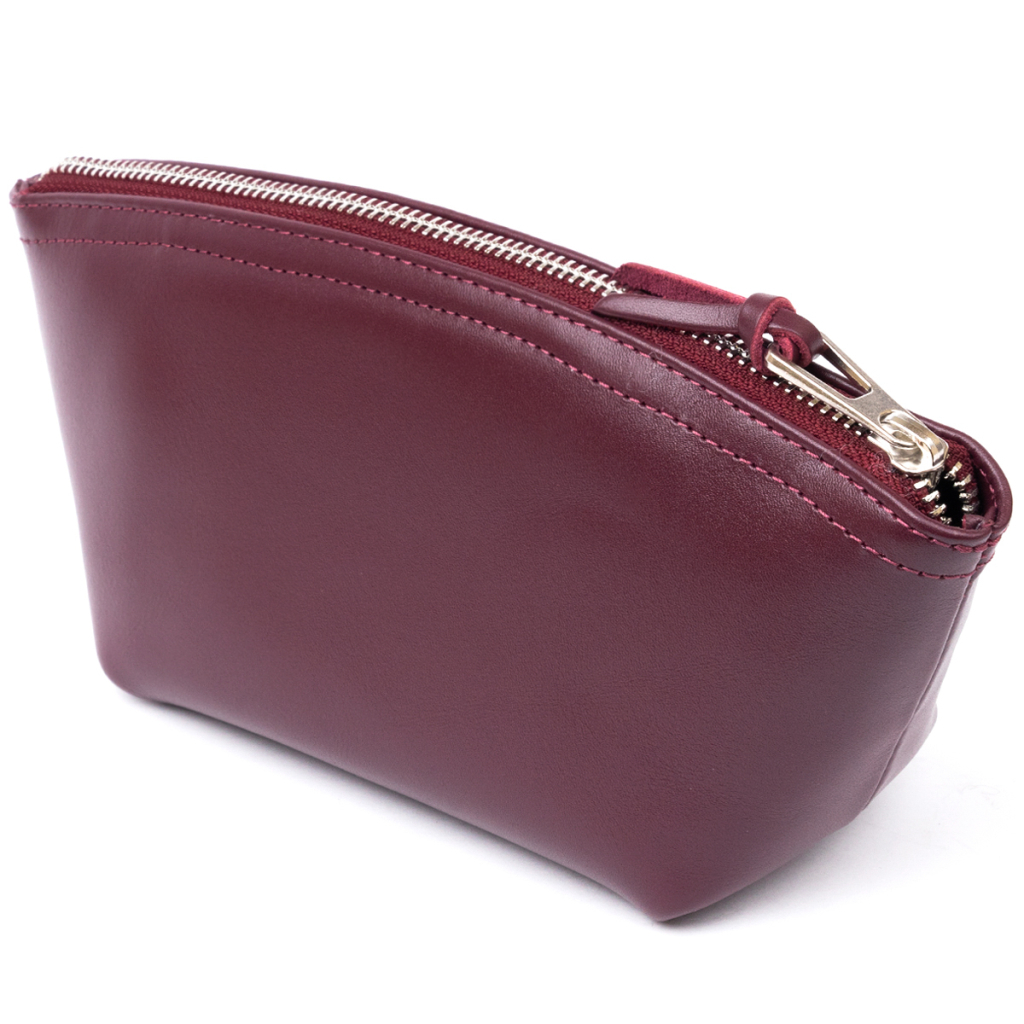 Косметичка Grande Pelle Зі шкіри Сливова (11300) - зображення 2