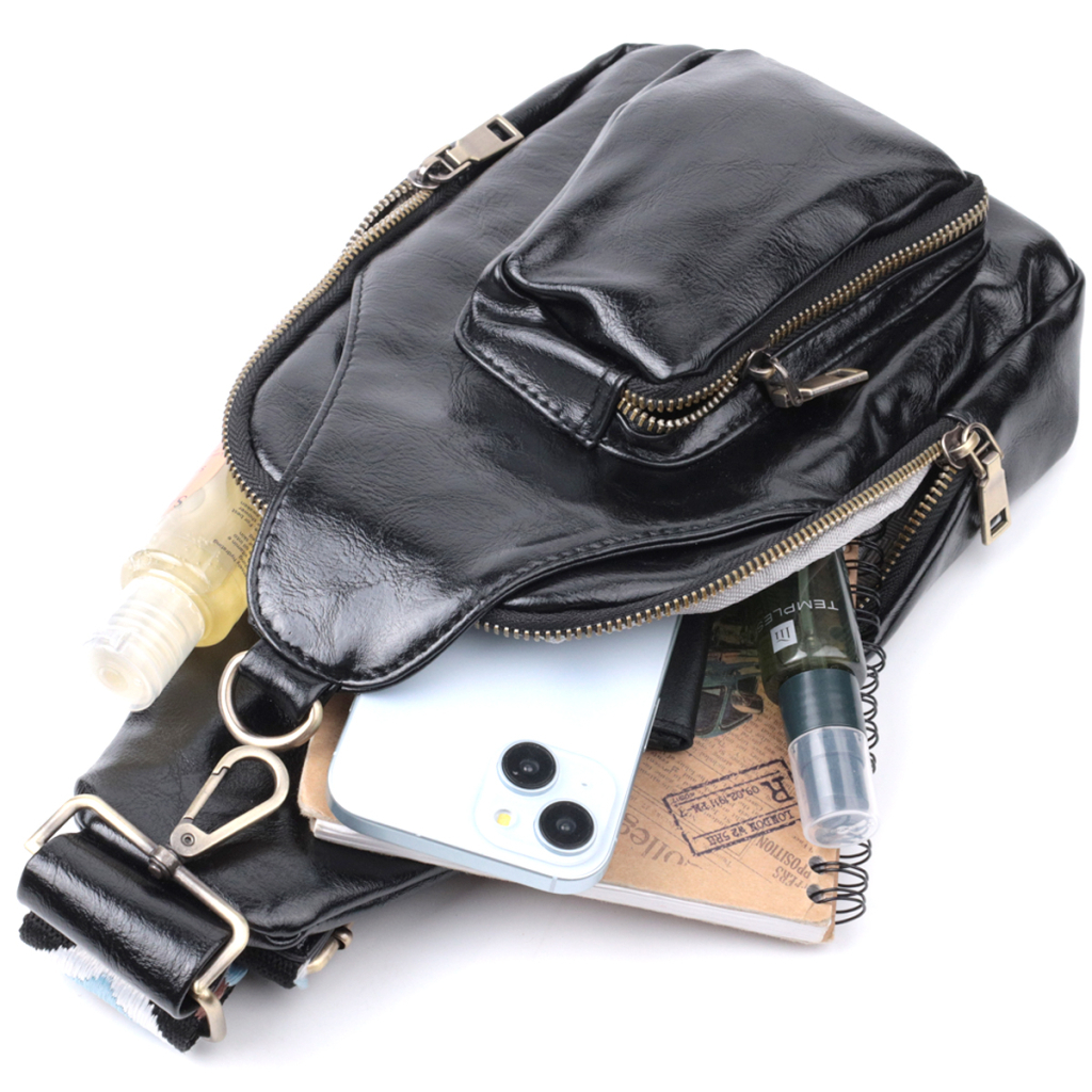 Сумка Vintage Жіноча з екошкіри Чорна (22776) - зображення 7