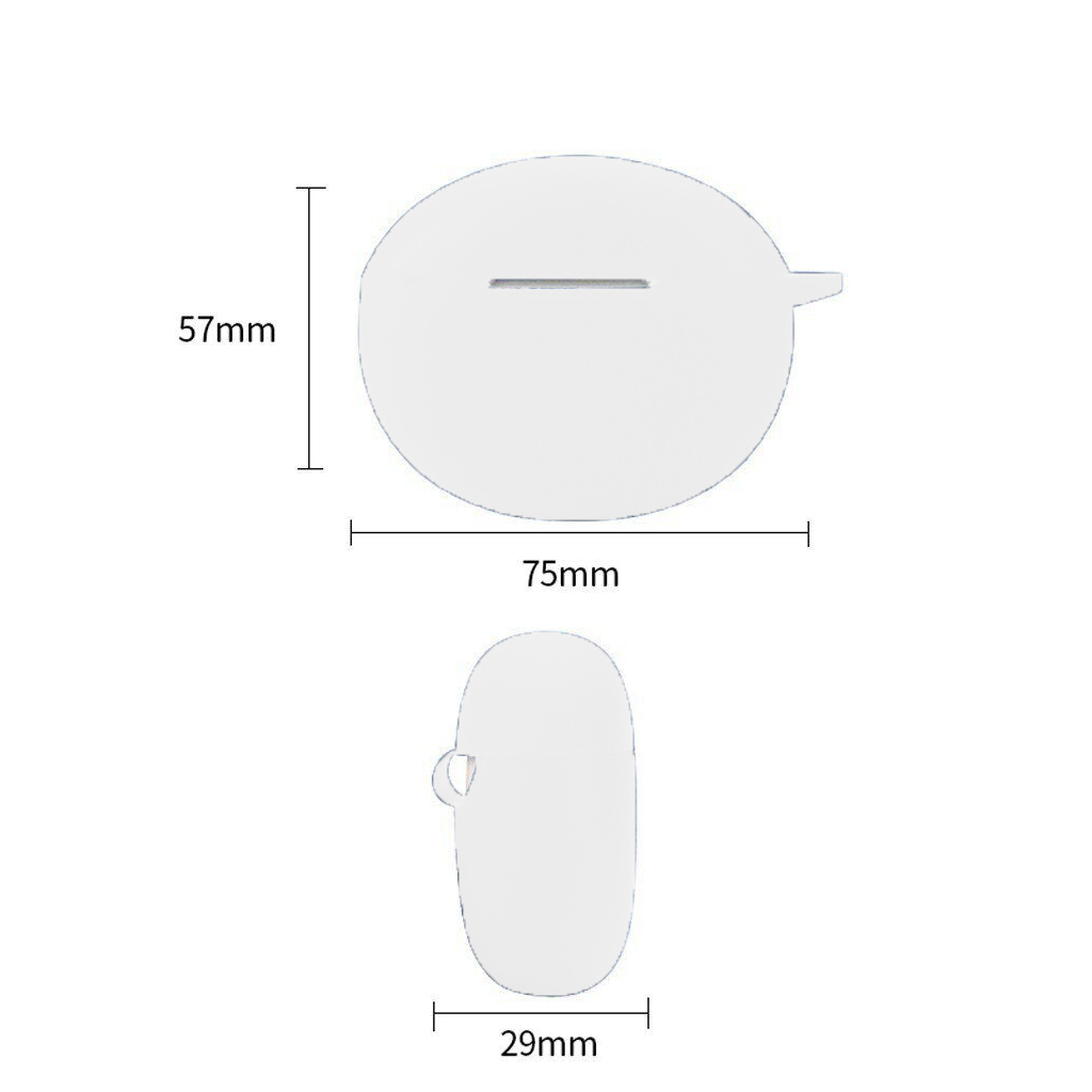 Чохол для навушників BeCover Silicon для Xiaomi Redmi Buds 4 Active White (710946) - зображення 2