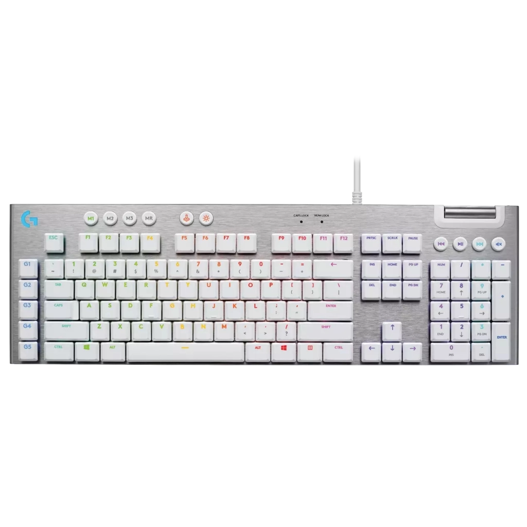 Клавіатура Logitech G815 Lightsync RGB Mechanical GL Tactile USB UA White (920-011359) - зображення 1