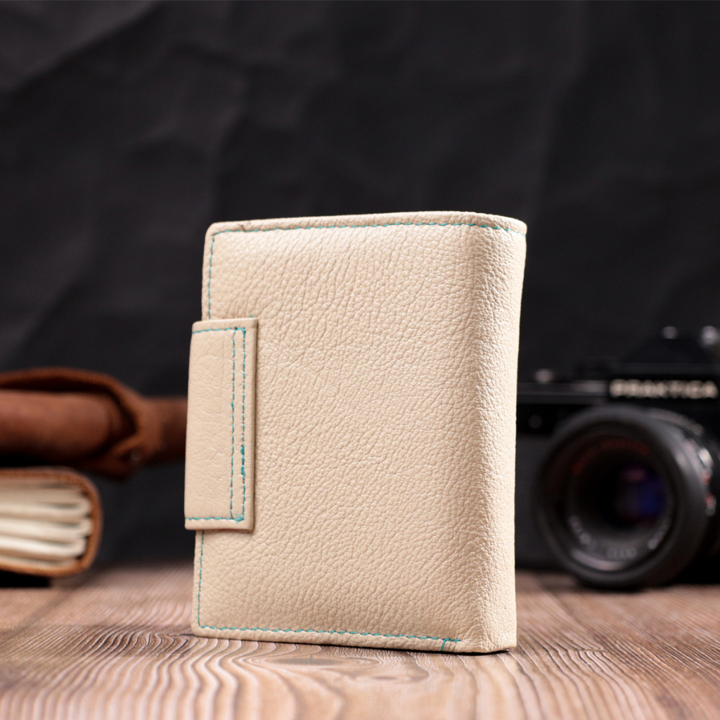 Гаманець ST Leather З натуральної шкіри Білий (19451) - зображення 10