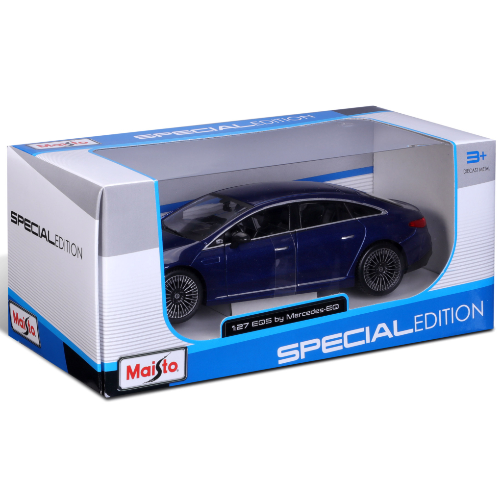 Машина Maisto Mercedes-Benz EQS 2022 1:24 Синій металік (32902 met. blue) - зображення 3