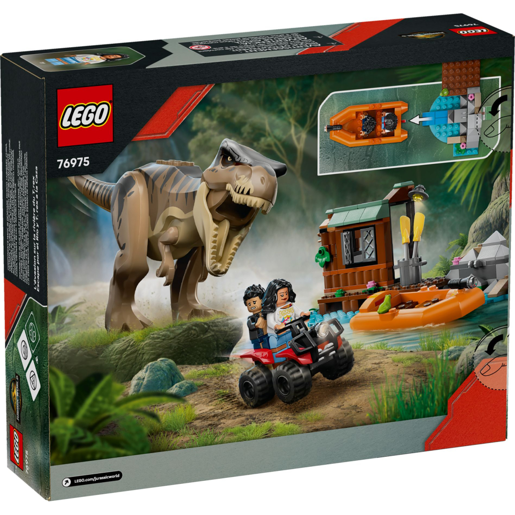 Конструктор LEGO Jurassic World Втеча річкою від тиранозавра (76975) - зображення 7