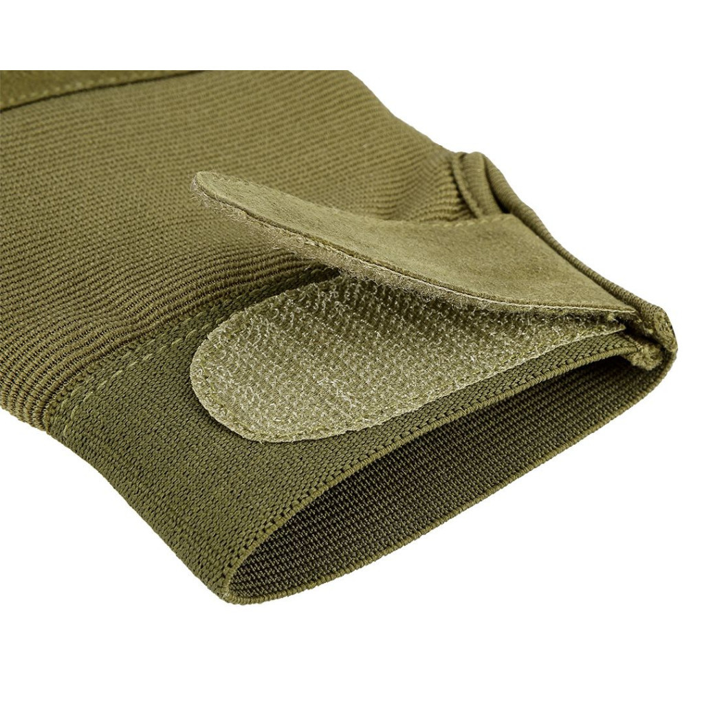 Захисні рукавички Neo Tools тактичні 100% поліестер та синтетична шкіра, р.8, оливковий (97-608-8) - зображення 3