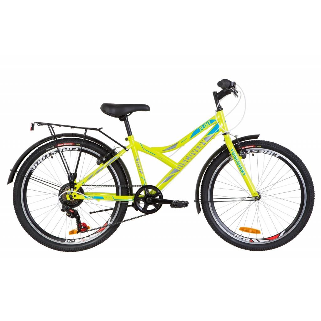 Велосипед Discovery 24" FLINT MC Vbr рама-14" 2019 салатово-синій з сірим (баг.) (OPS-DIS-24-128) - зображення 1