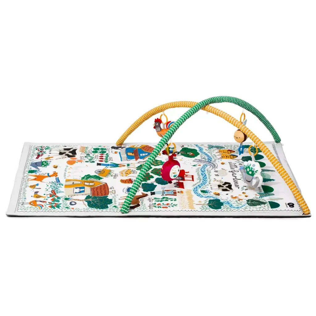 Дитячий килимок Kinderkraft намет 3 в 1 Little Gardener (5902533918171) - зображення 3