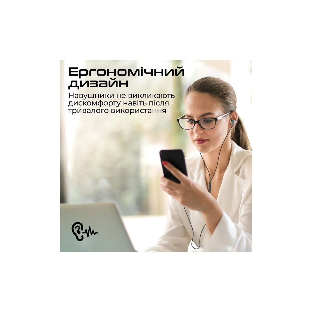 Навушники Promate Silken-C Grey (silken-c.grey) - зображення 4