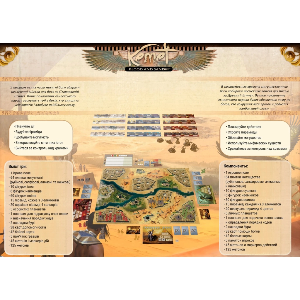 Настільна гра Geekach Games Кемет: Кров і пісок (Kemet: Blood and Sand) (GKCH019KT) - зображення 4