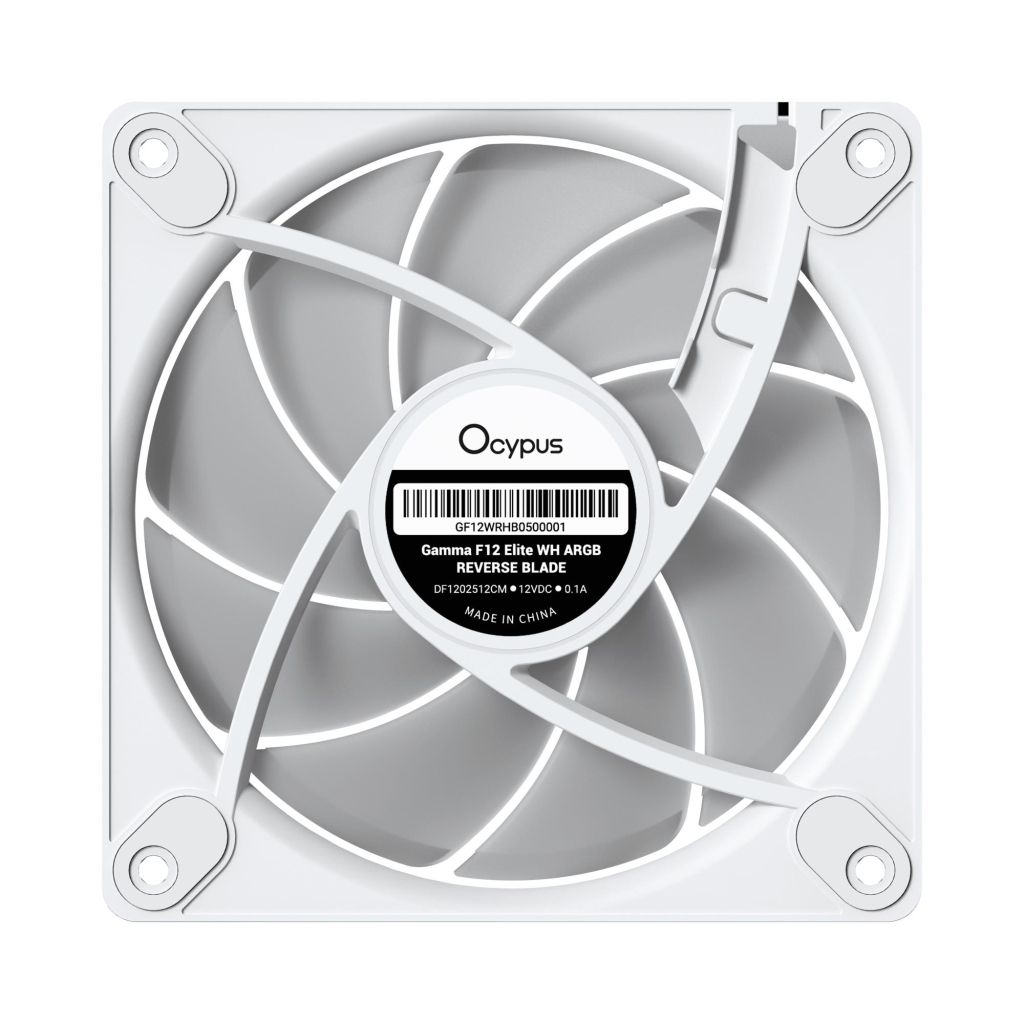 Кулер до корпусу OCYPUS GAMMA F12 ELITE WH A (GAMMA-F12-WH3AM01E-GL) - зображення 7