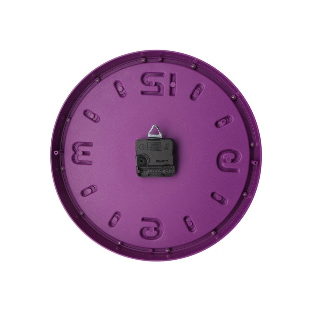 Настінний годинник Optima Magic пластиковий, рожевий (O52100) - зображення 3