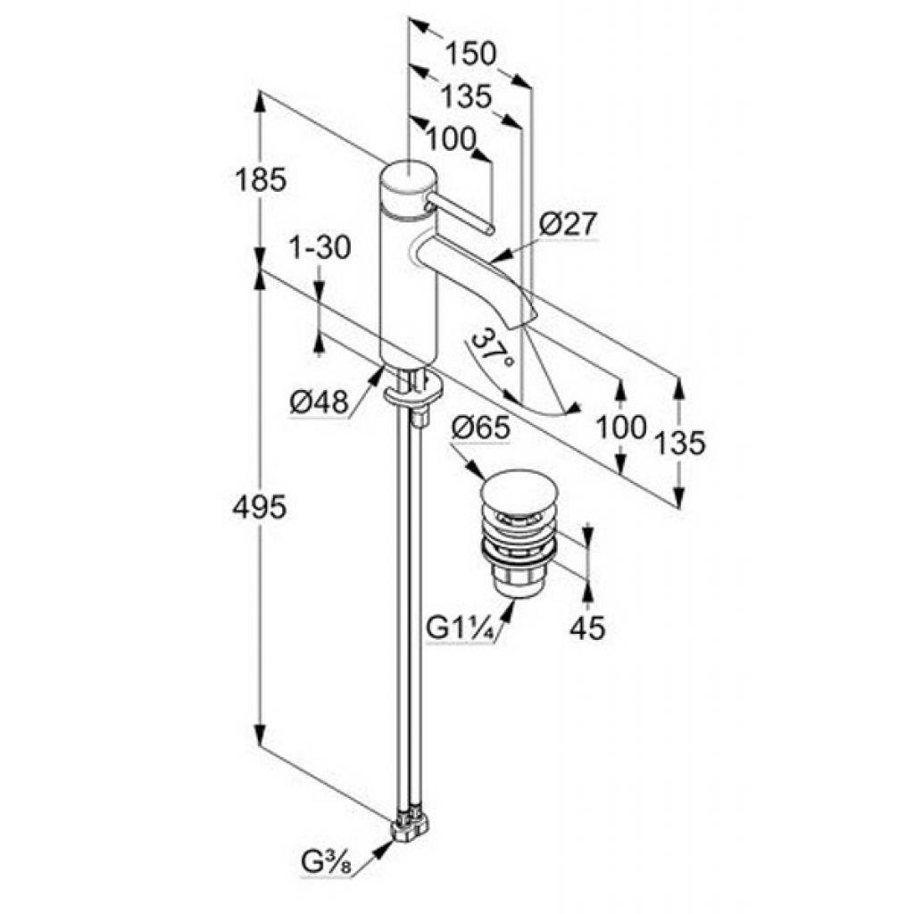 Змішувач KLUDI BOZZ (382880576) - зображення 2