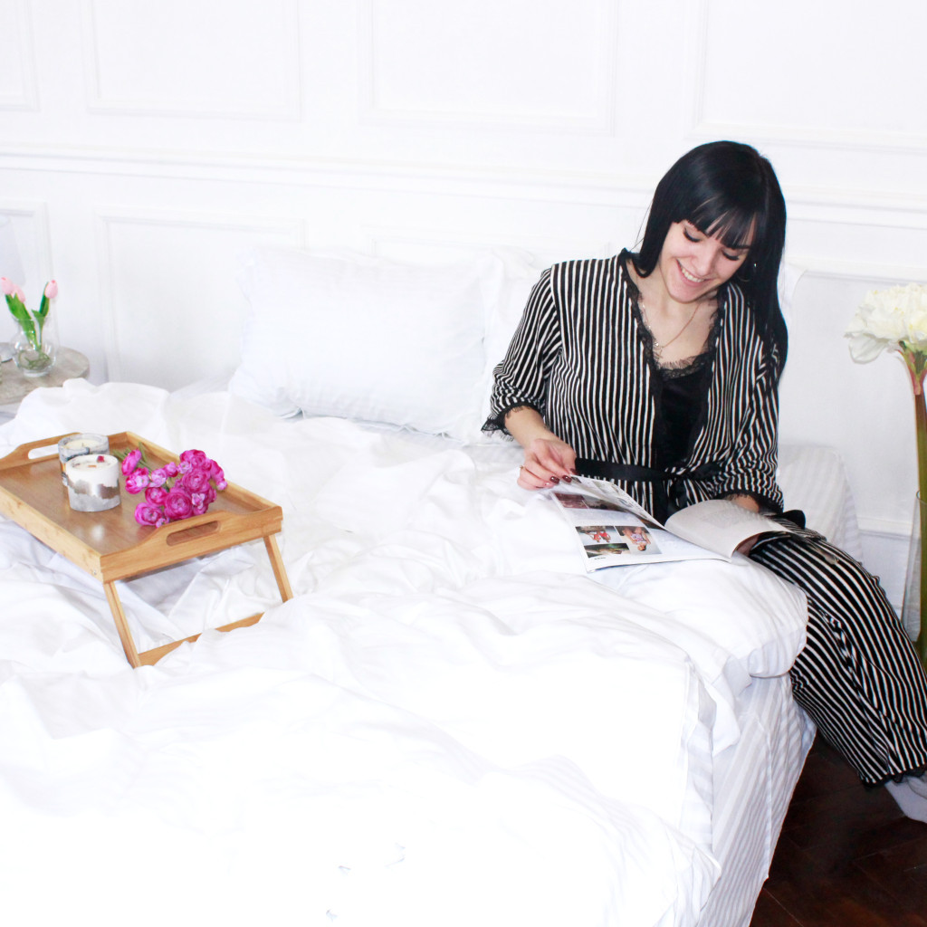 Постільна білизна MirSon Satin Stripe 30-0001 White 160х220 Сімейний (2200005245712) - зображення 7