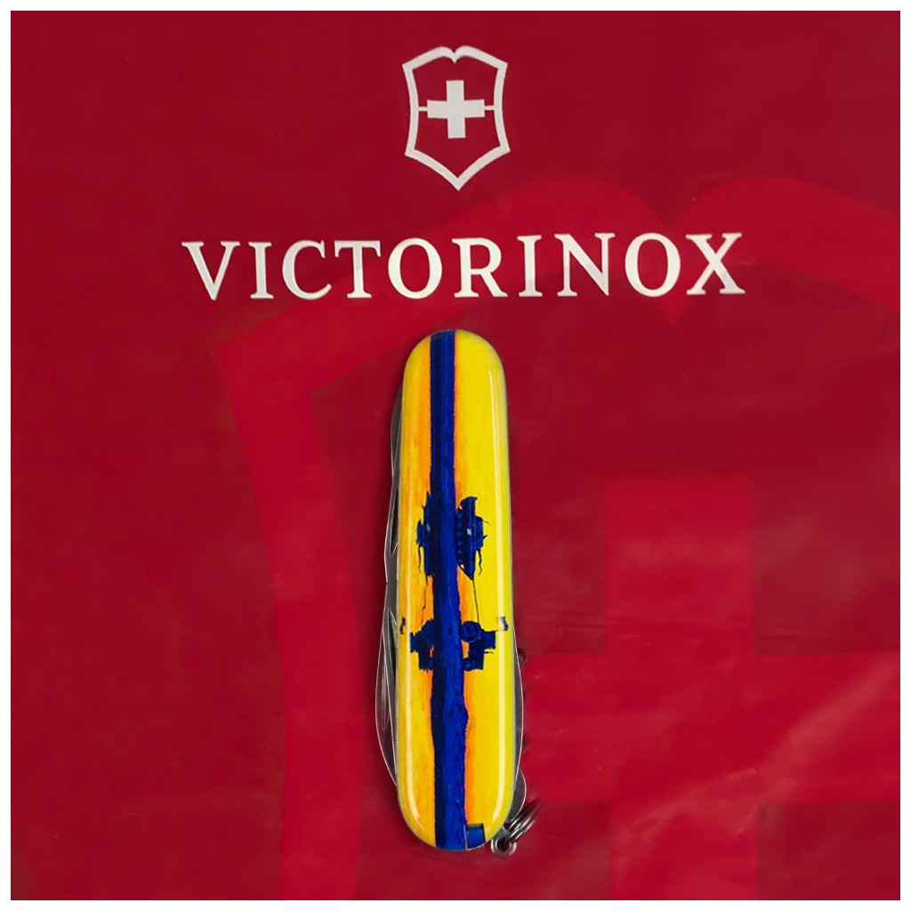 Ніж Victorinox Climber Ukraine Марка з трактором (1.3703.3_T3110p) - зображення 9