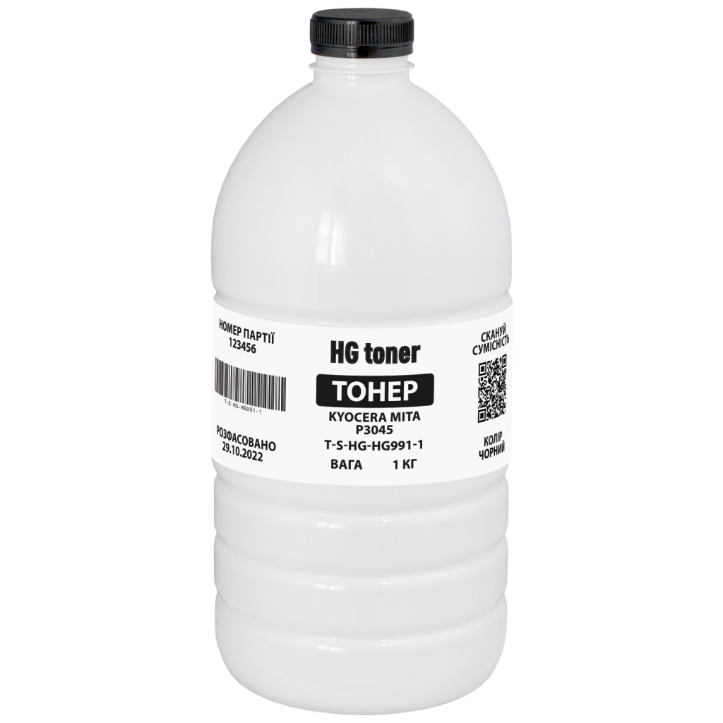 Тонер Kyocera Mita P3045, 1 кг HG (TSM-HG991-1) - изображение 1