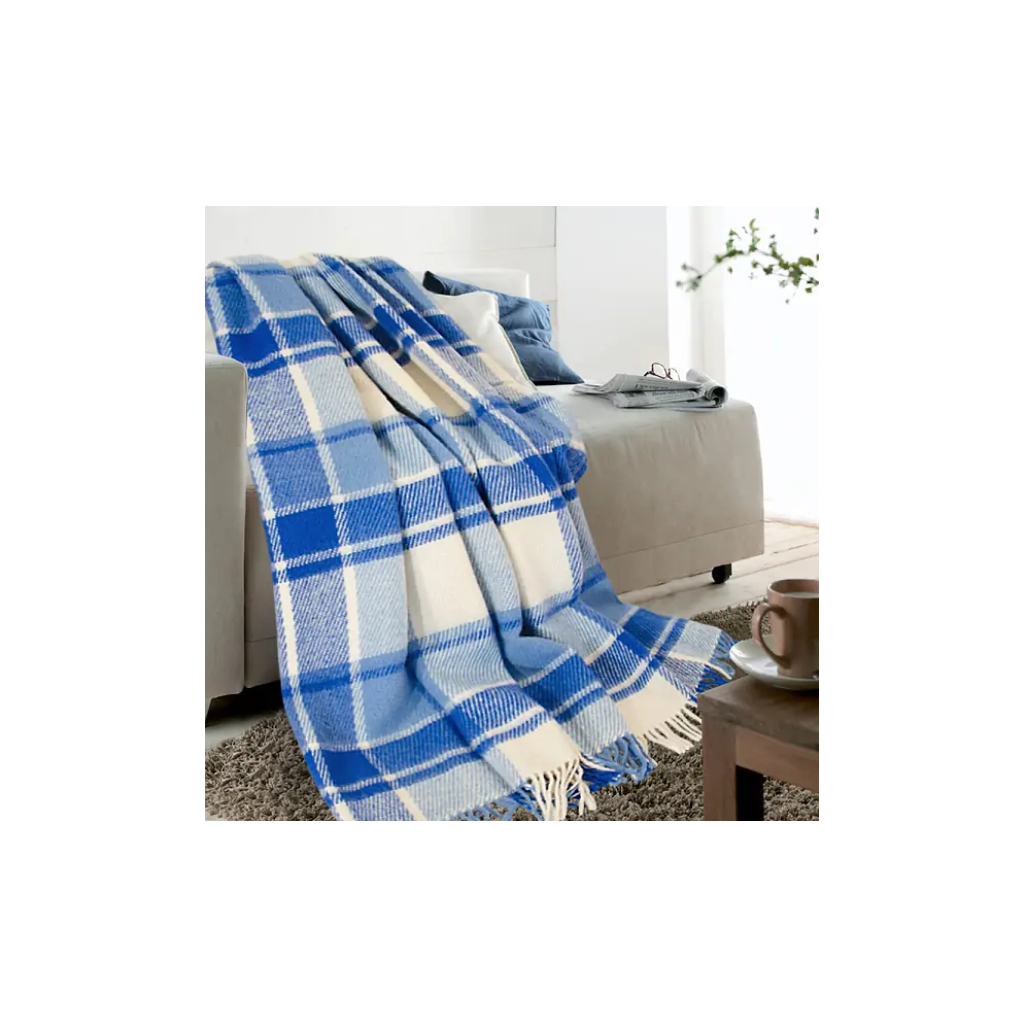 Плед Ярослав із новозеландської вовни 22/8 170х200 (40236) - зображення 1