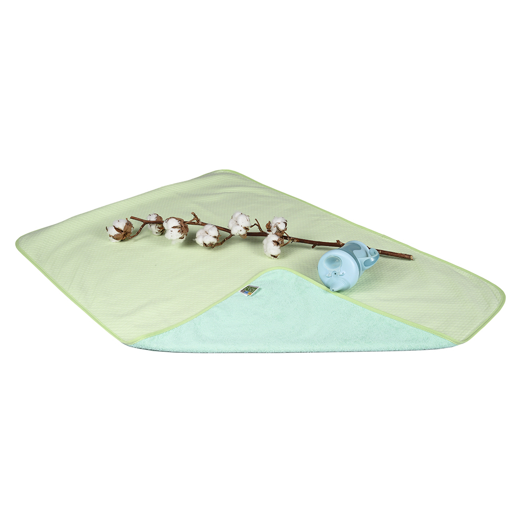 Пелюшки для малюків Еко Пупс Jersey Classic непромокаюча двостороння 65 х 90 см зелений (ПЕЛ-6590хбтрз) - зображення 5