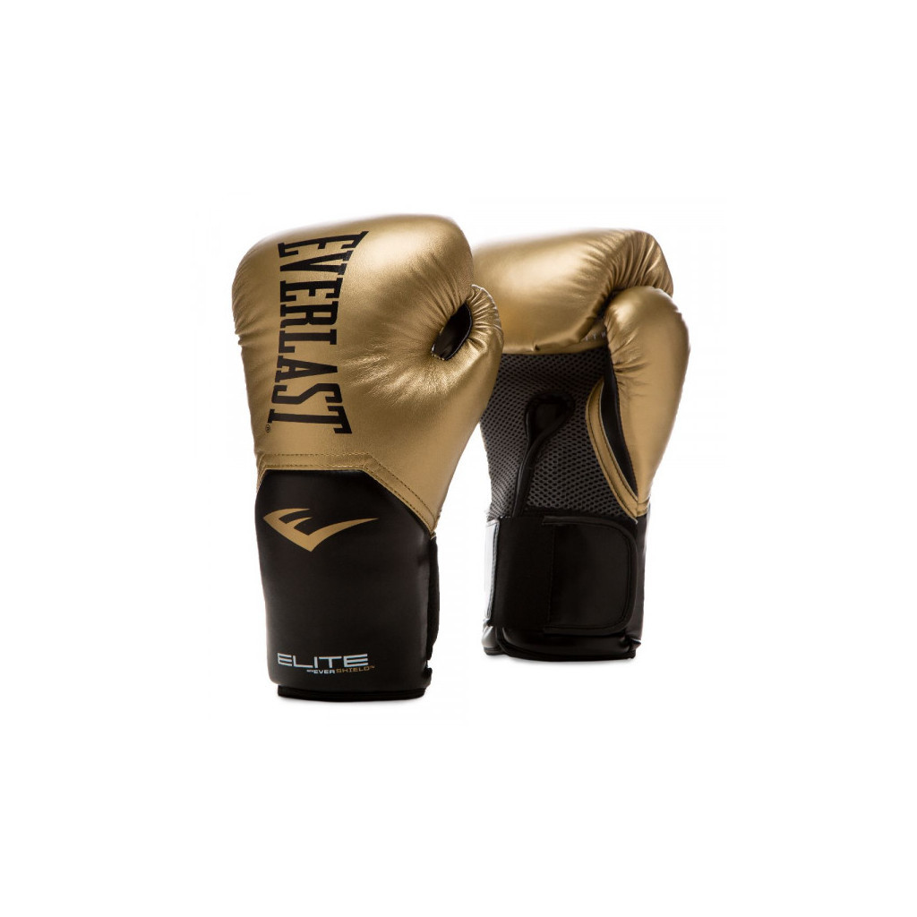Боксерські рукавички Everlast Elite Training Gloves 870290-70-15 золотий 10 oz (009283608965) - зображення 1