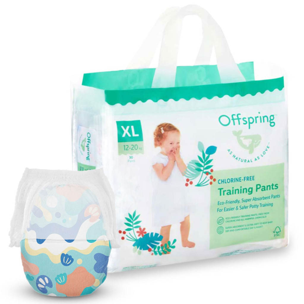 Підгузки Offspring трусики Розмір XL (12-20 кг) 30 шт, Підводний світ (9355465009060) (DP-OI-FAP-XL30P-AQT) - зображення 1
