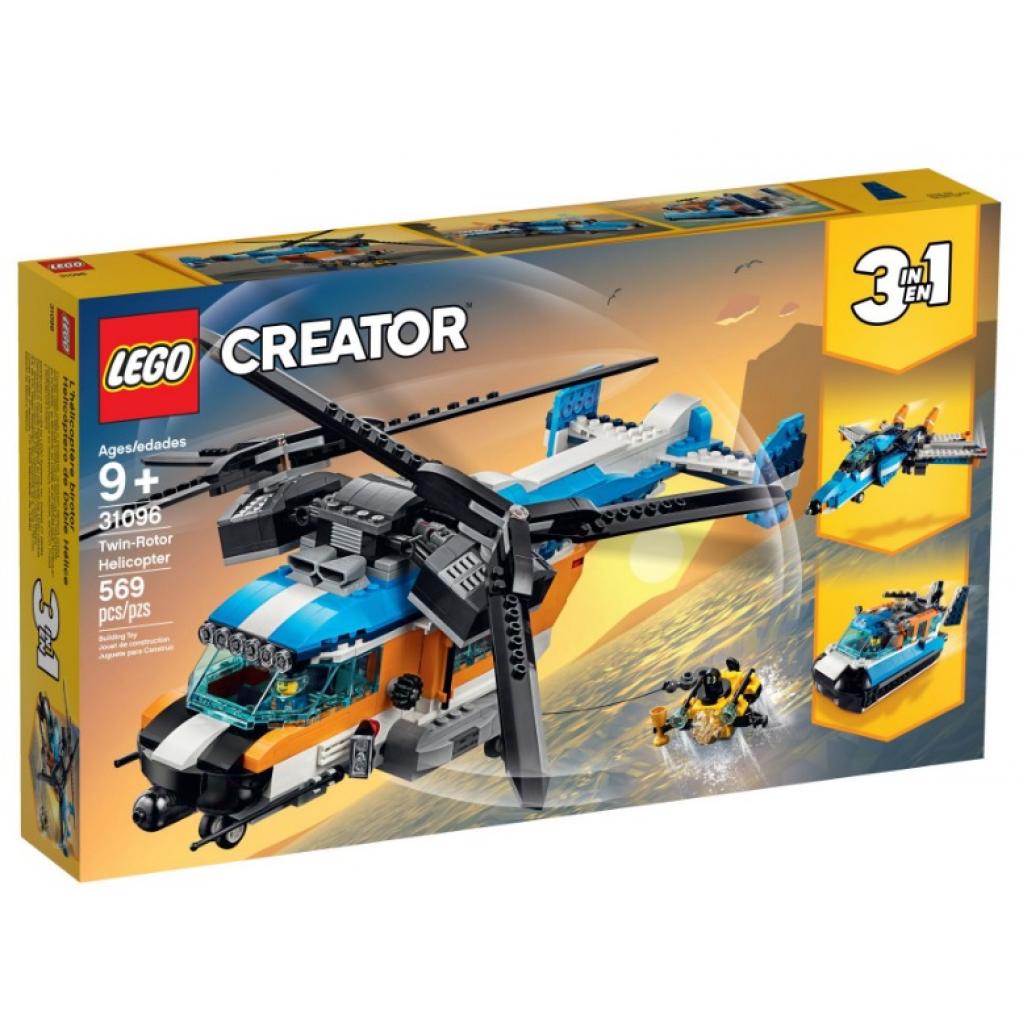 Конструктор LEGO Creator Двогвинтовий гелікоптер 569 деталей (31096) - зображення 1