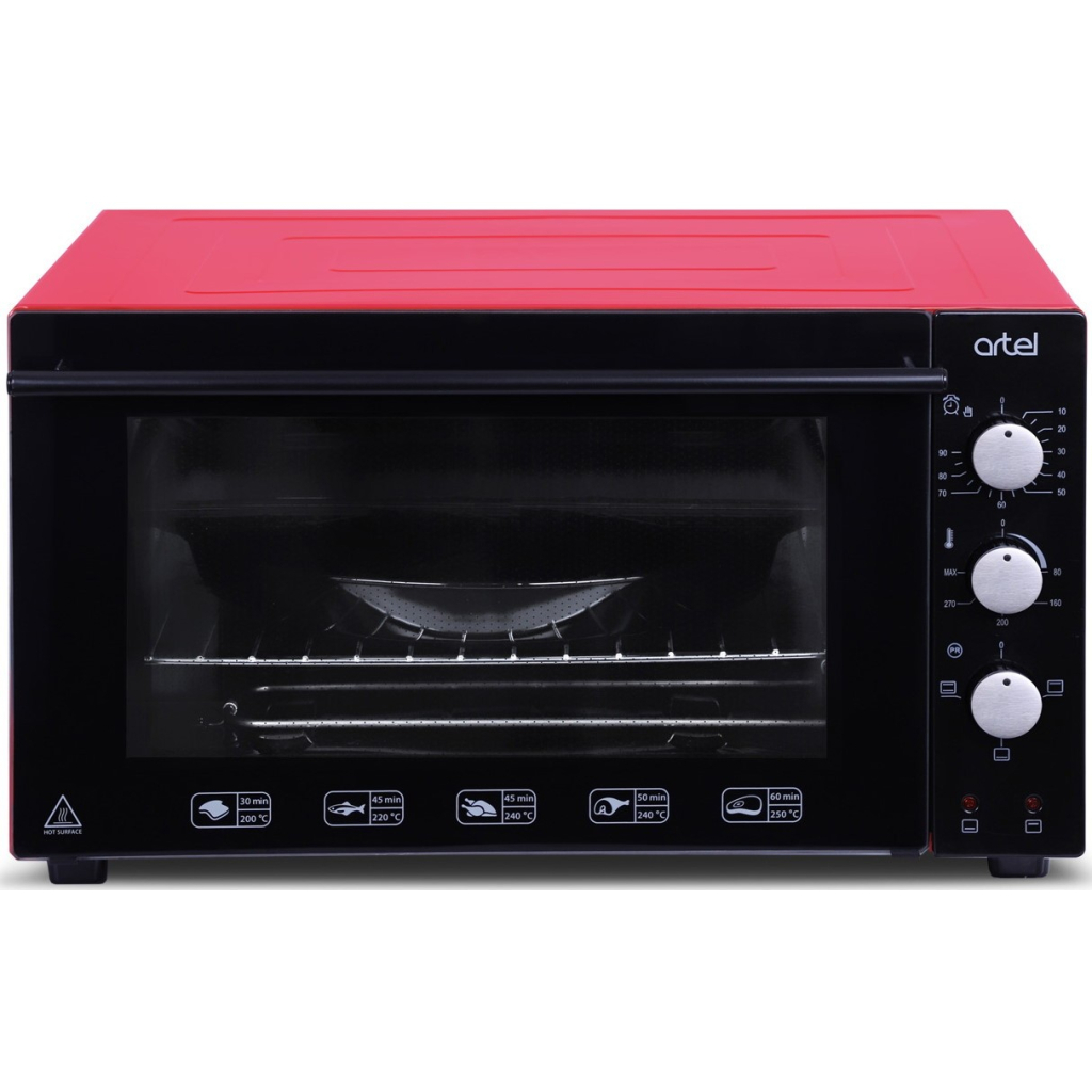 Електропіч Artel MD 4218 L Red-Black - зображення 1