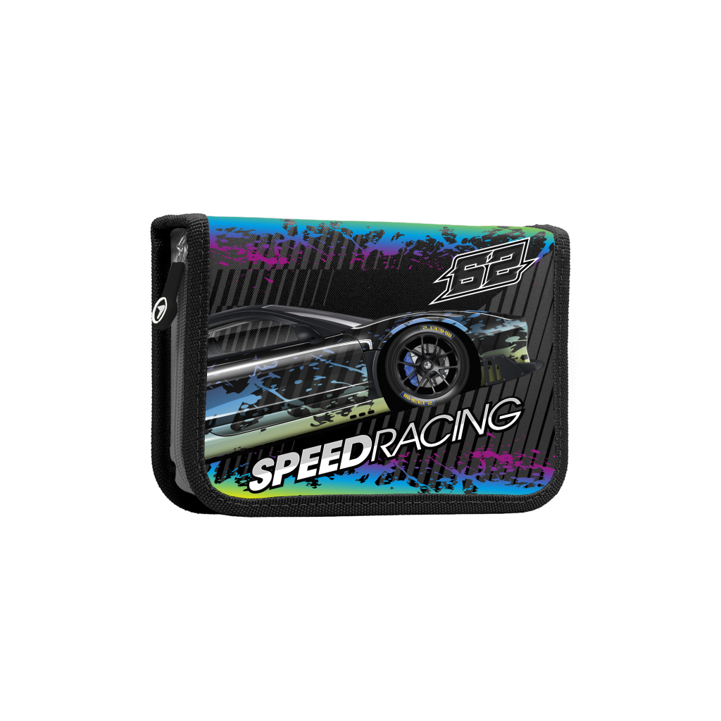 Пенал 1 вересня HP-02 Speed Racin (533445) - зображення 1