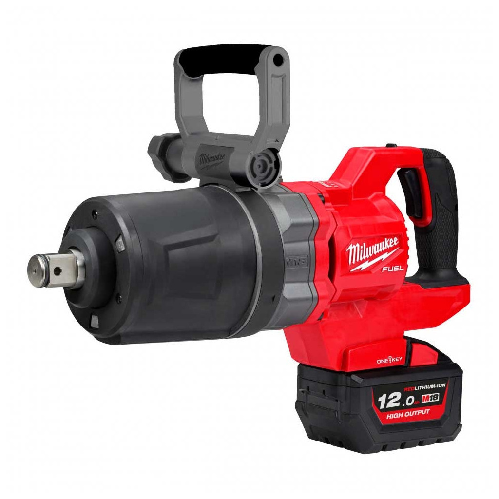 Гайковерт Milwaukee високомоментний 1'' 2711 Нм M18 FUEL ONEFHIWF1DS-121C (4933472072) - изображение 3