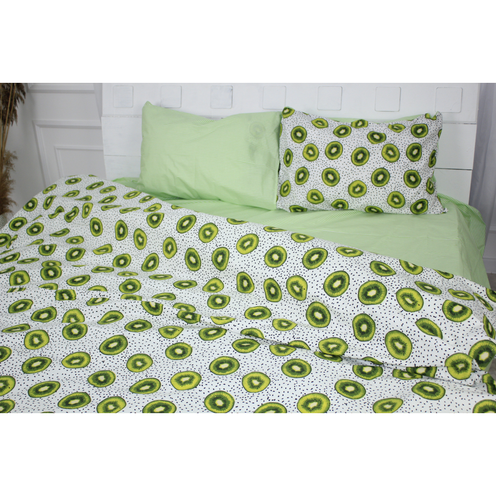 Постільна білизна MirSon Бязь Ranforce Elite 17-0523 Kiwi King Size (2200004706900) - зображення 2