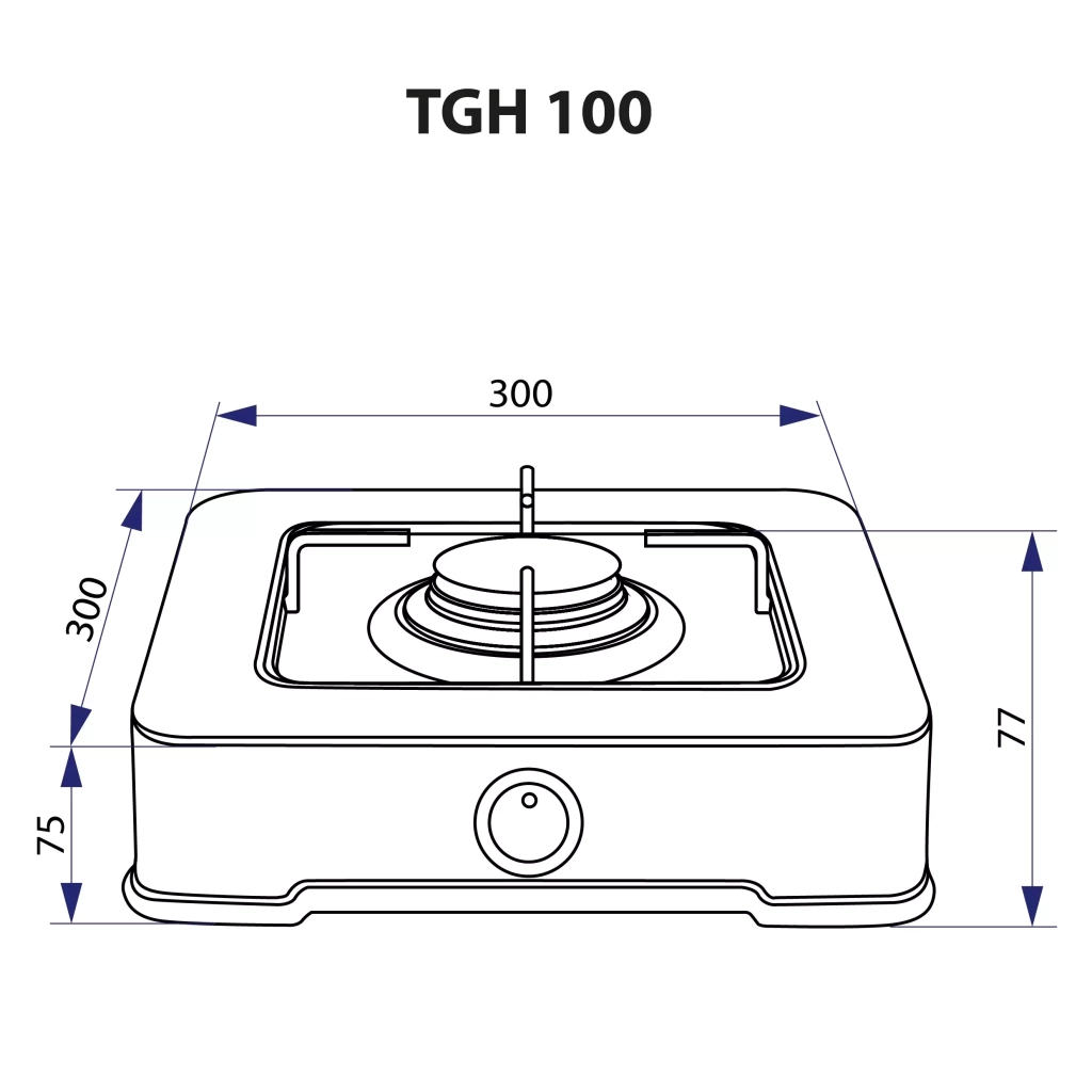 Настільна плита Minola TGH 100 WH - зображення 5